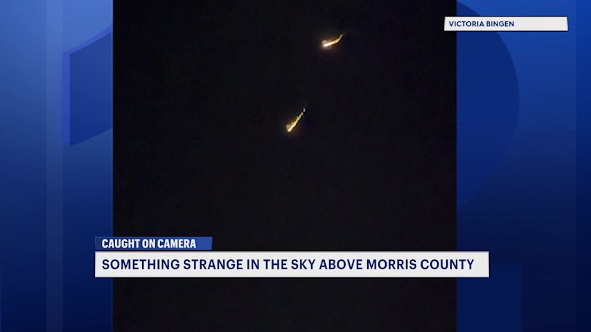 Video thumbnail for Strange lights in the skies over Morris County prompt UFO calls into News 12 newsroom
