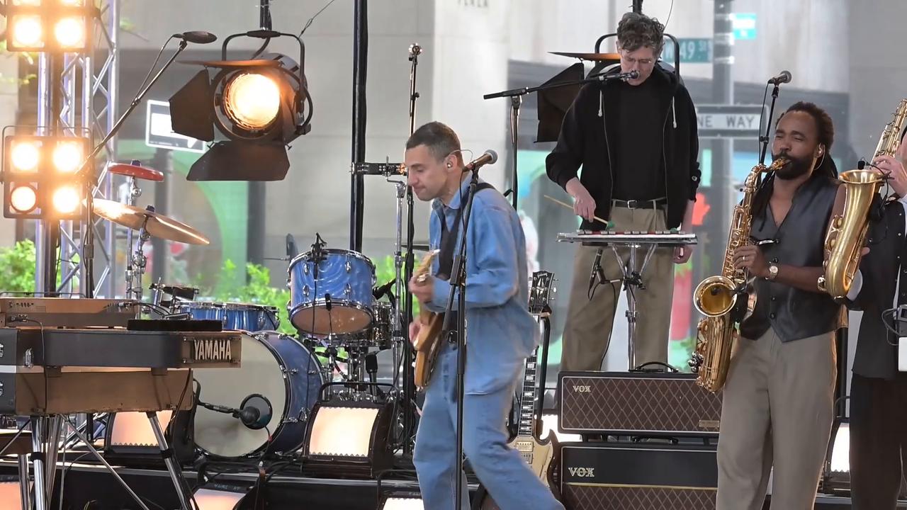 Video thumbnail for US: Bleachers performed at the NBC TODAY SHOW CONCERT SERIES 2.
