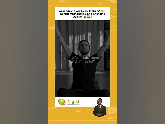 Video thumbnail for Wake Up and Win Every Morning 🌞💪 | Life-Changing Motivation Denzel Washington’s🌅✨