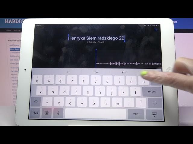 Video thumbnail for How to Record Sounds on IPAD AIR - Voice Recorder