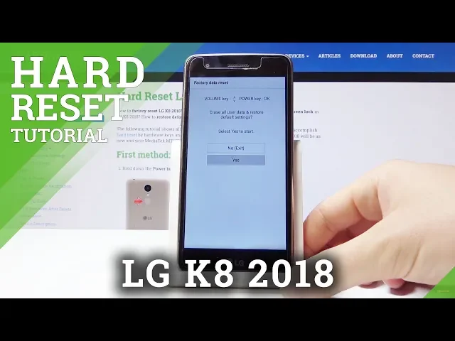 Video thumbnail for Hard Reset LG K8 2018 - Wipe Data / Bypass Screen Lock