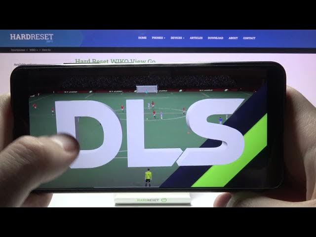 Video thumbnail for Dream League Soccer on Wiko View Go – Performance Checkup