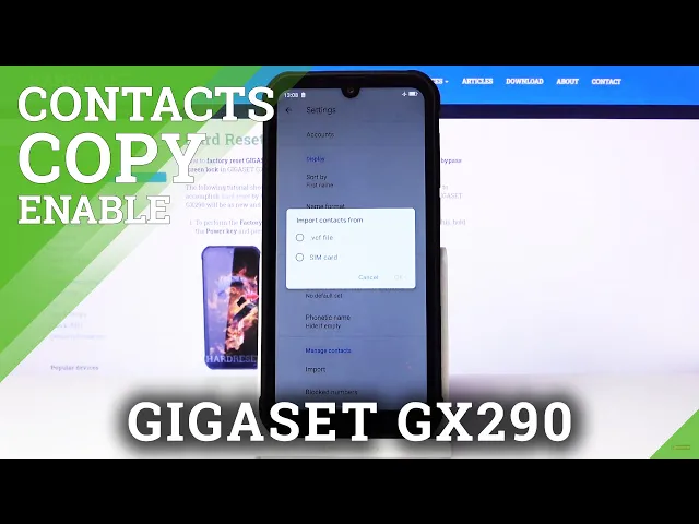 Video thumbnail for How to Transfer Contacts in GIGASET GX290 – Manage Contacts