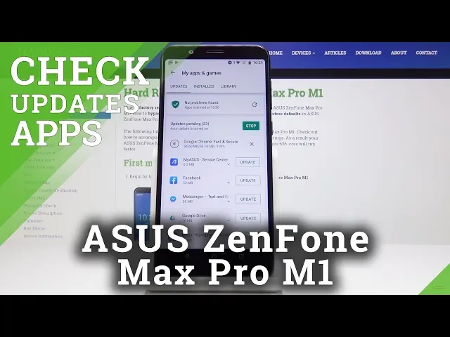 Video thumbnail for How to Update Apps in ASUS ZenFone Max Pro M1 - Check App Updates