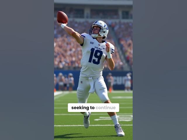 Video thumbnail for BYU Quarterback Jake Retzlaff Faces Suspension and Plans to Transfer