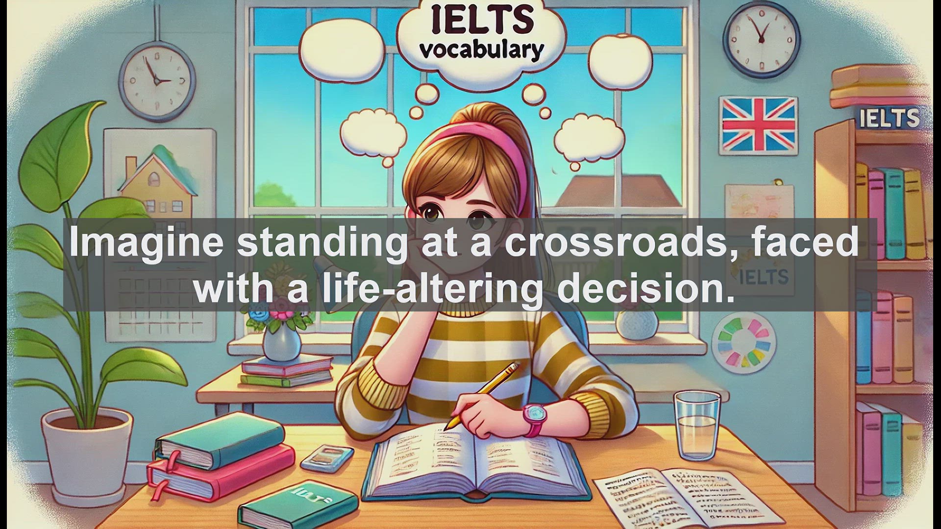 'Video thumbnail for 2000 Must Know IELTS 9.0 Vocabulary - Understanding 'Forsake': A Powerful Word for Tough Choices'