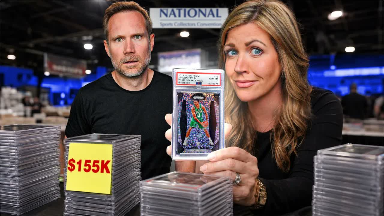 Video thumbnail for Sports Card Investor: My Wife Convinced Me to Buy a $155,000 Card Collection at the National!