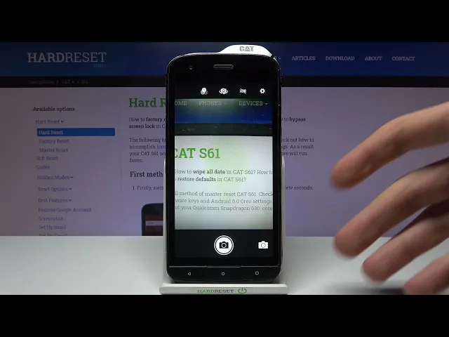 Video thumbnail for How to Set Camera Timer in CAT S61- Activate Camera Countdown