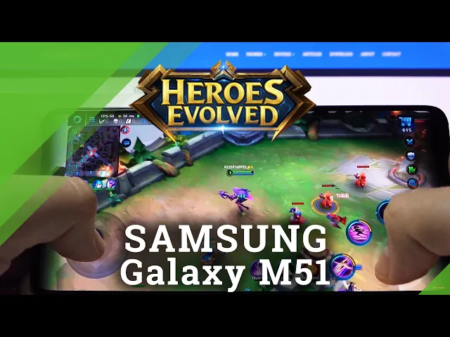 Video thumbnail for Heroes Evolved on SAMSUNG Galaxy M51 – Gameplay