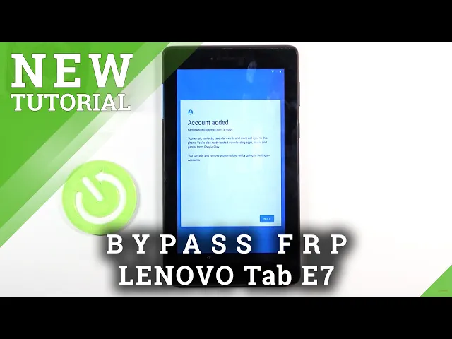Video thumbnail for How to Bypass Google Verification on LENOVO Tab E7 - Unlock FRP