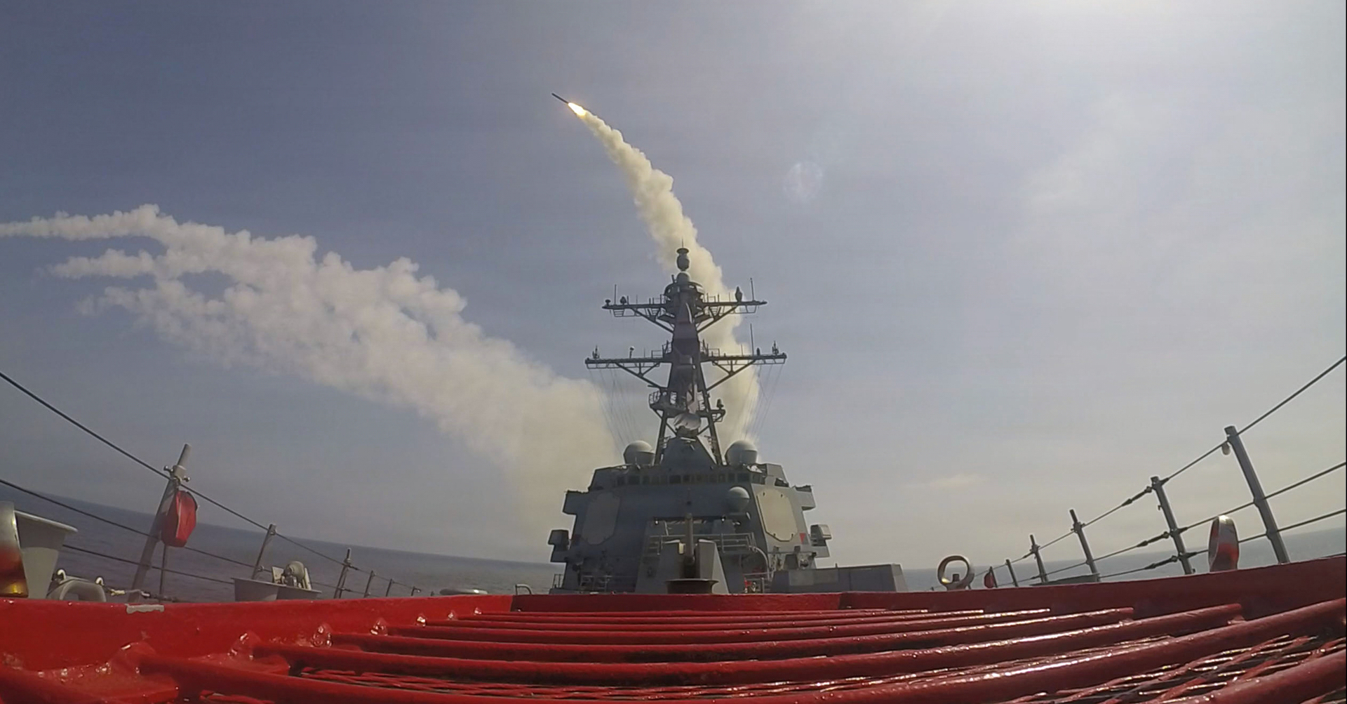 Video thumbnail for CENTCOM says it shot down four Iranian drones and struck a site in Iran