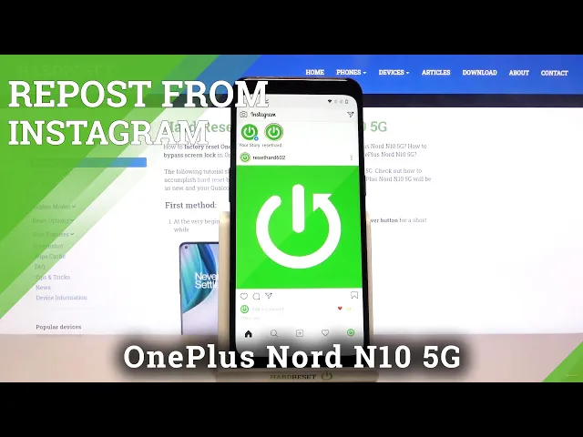 Video thumbnail for How to Download Photos from Instagram | OnePlus Nord N10 5G