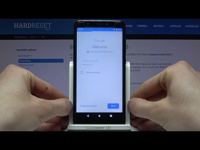 Video thumbnail for How to Add and Remove Google Account in WIKO Y60 – Manage Google Users