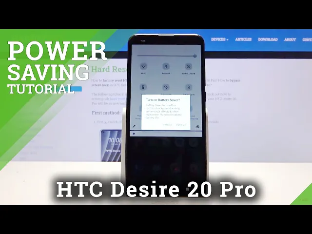 Video thumbnail for How to Extend Battery Life Time in HTC Desire 20 Pro – Activate Power Saving Mode