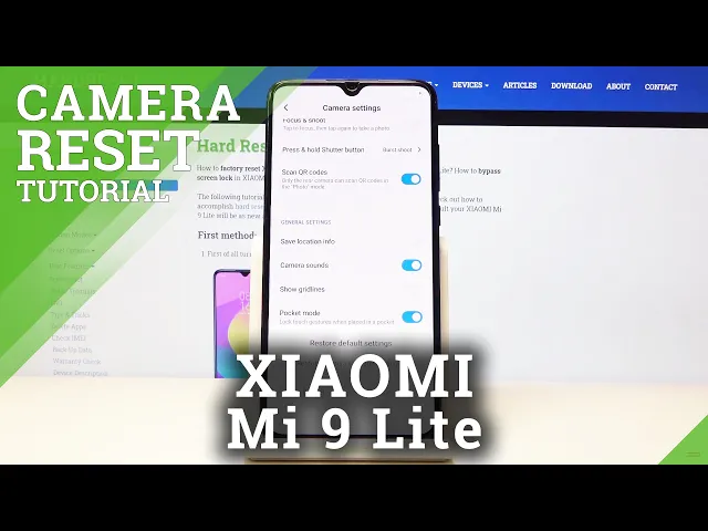 Video thumbnail for How to Reset Camera Settings in XIAOMI Mi 9 Lite – Restore Camera Configuration
