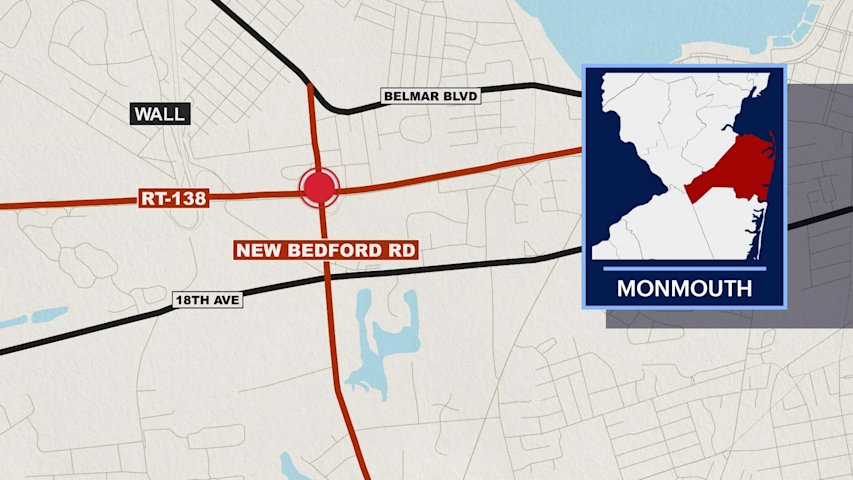 Video thumbnail for Driver killed in two-vehicle crash on Route 138 in Wall Township