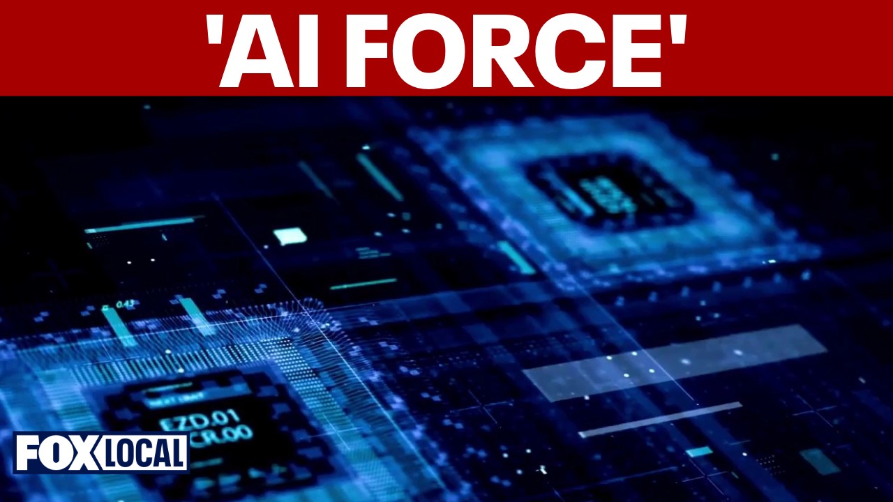 Video thumbnail for Trump announces plans for new 'AI Force'