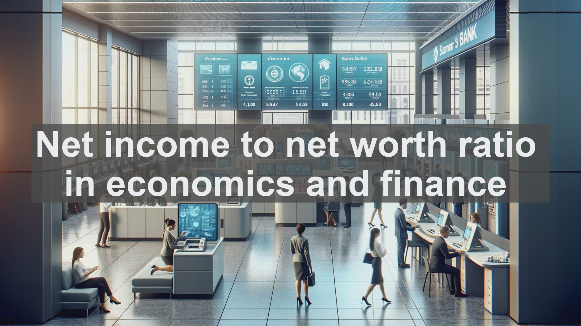 'Video thumbnail for Net income to net worth ratio in economics and finance'