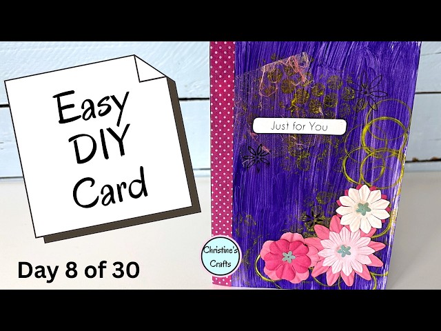 Video thumbnail for Turn Leftover Supplies Into a Stunning Card!