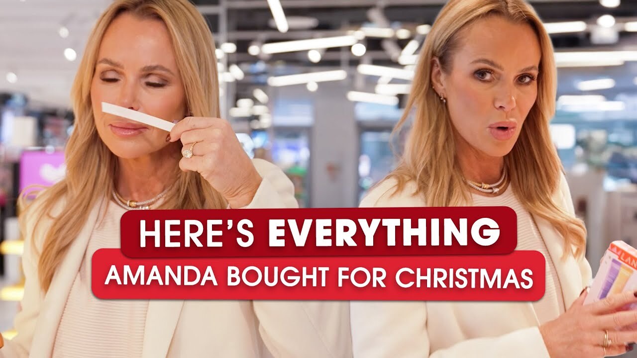 Video thumbnail for Amanda Holden Went Christmas Shopping at Boots! Here's What's In Her Gift Guide | Skincare & More