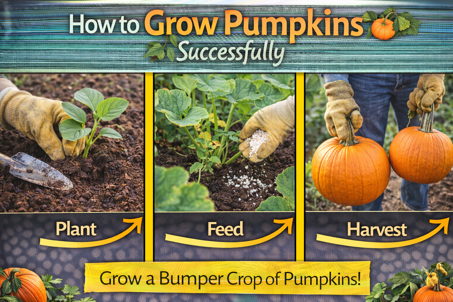 Video thumbnail for How to Grow Pumpkins Successfully