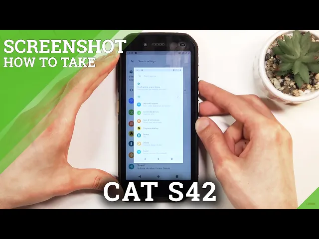 Video thumbnail for How to Take Screenshot on CAT S42 – Capture Screen