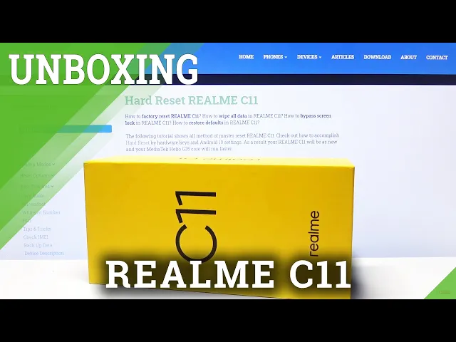 Video thumbnail for UNBOXING REALME C11 - Review / What's Inside the Box