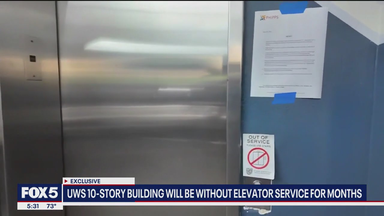 'Video thumbnail for UWS 10-story building will be lacking elevator service for months'