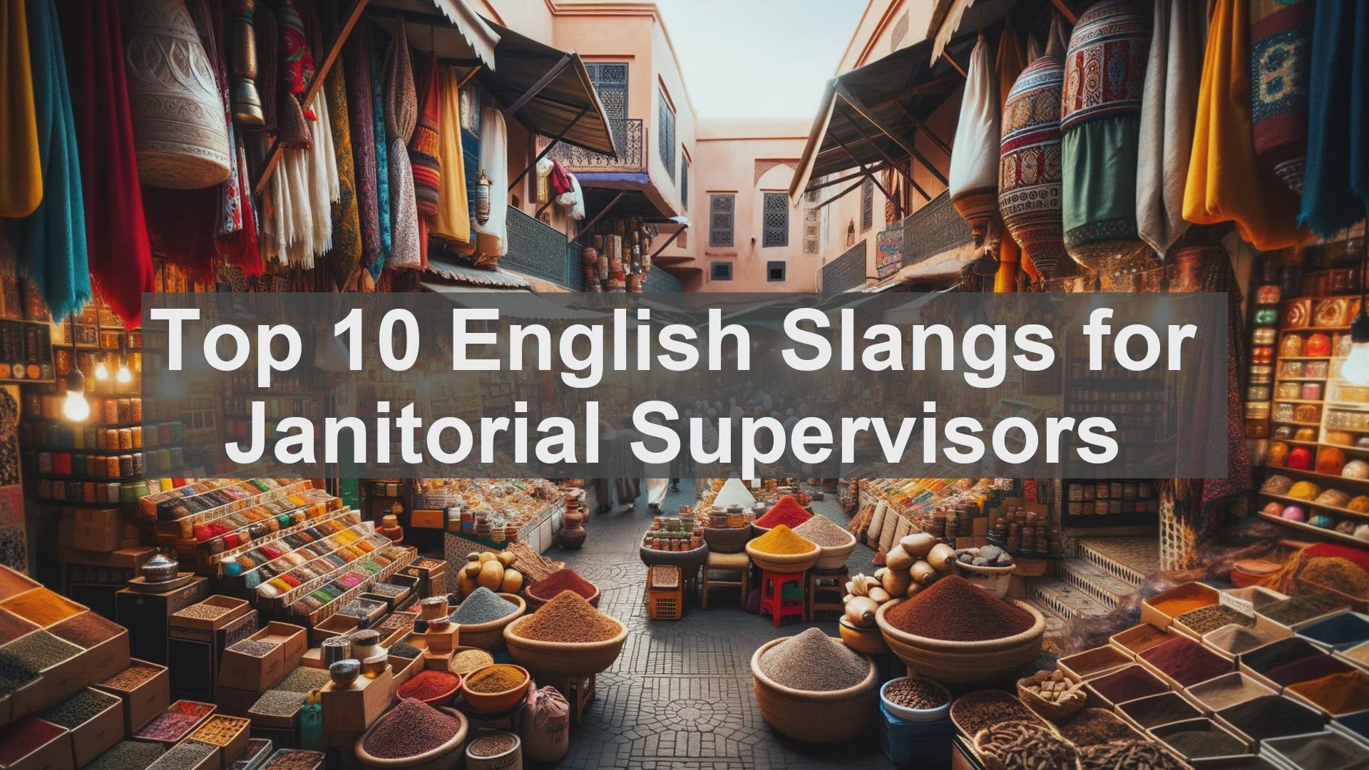 'Video thumbnail for Top 10 English Slangs for Janitorial Supervisors'