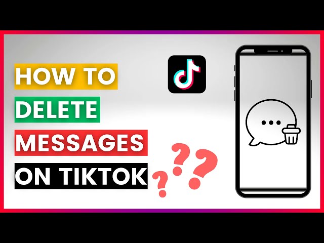 Video thumbnail for How To Delete Messages On TikTok (In 2025)