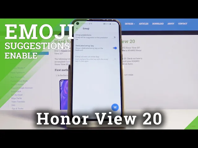 Video thumbnail for How to Activate Emoji Suggestions in Honor View 20 – Keyboard Settings