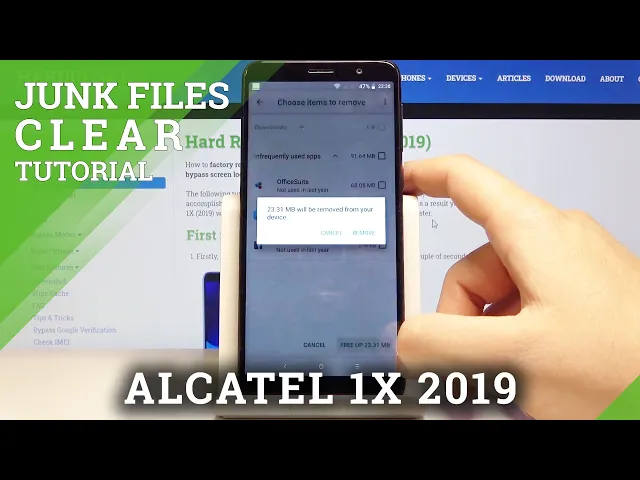 Video thumbnail for How to Clean Storage of Alcatel 1X 2019 – Delete All Junk Files