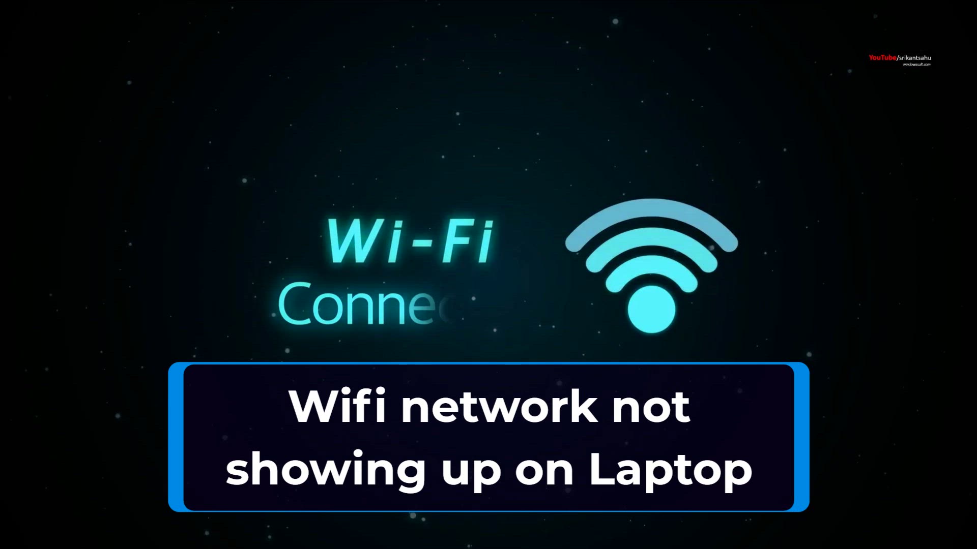 'Video thumbnail for How to Fix "WiFi Network Not Showing Up" on Windows 11'