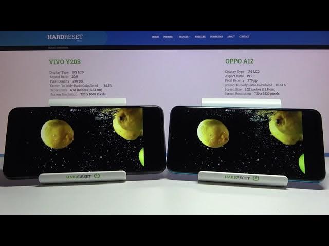 Video thumbnail for VIVO Y20s vs OPPO A12 - Displays Comparison
