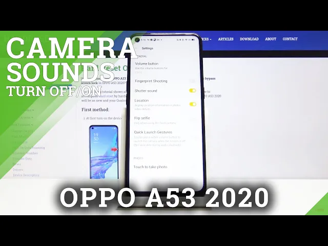 Video thumbnail for How to Manage Camera Shutter Sound in OPPO A53 2020 – Find Shutter Sound Option