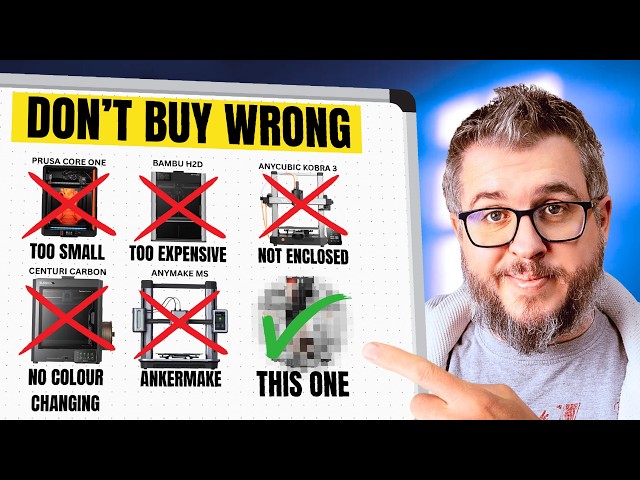 Video thumbnail for The Best FDM Printer of 2025 - ULTIMATE FDM BUYING GUIDE