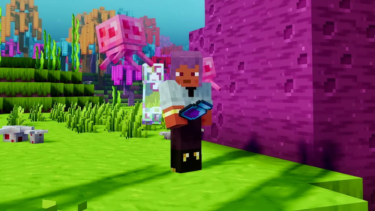 Video thumbnail for Minecraft x SpongeBob SquarePants - Official Biomes DLC Trailer