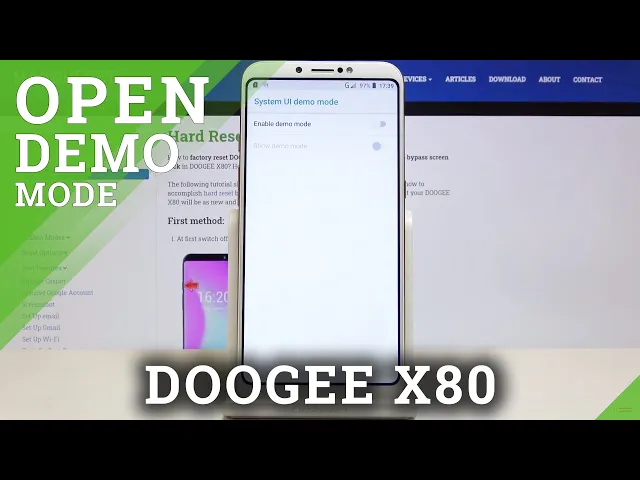 Video thumbnail for How to Find Demo Mode in Doogee X80 – Activate Demo Mode