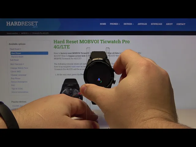Video thumbnail for How to Force Restart MOBVOI TicWatch Pro 4G – Fix Not Responding Watch