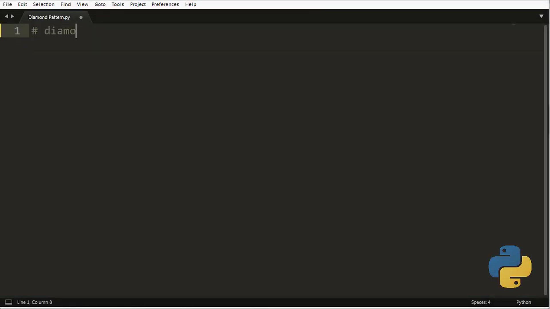 'Video thumbnail for Diamond Pattern in 3 Different Programming Languages !'