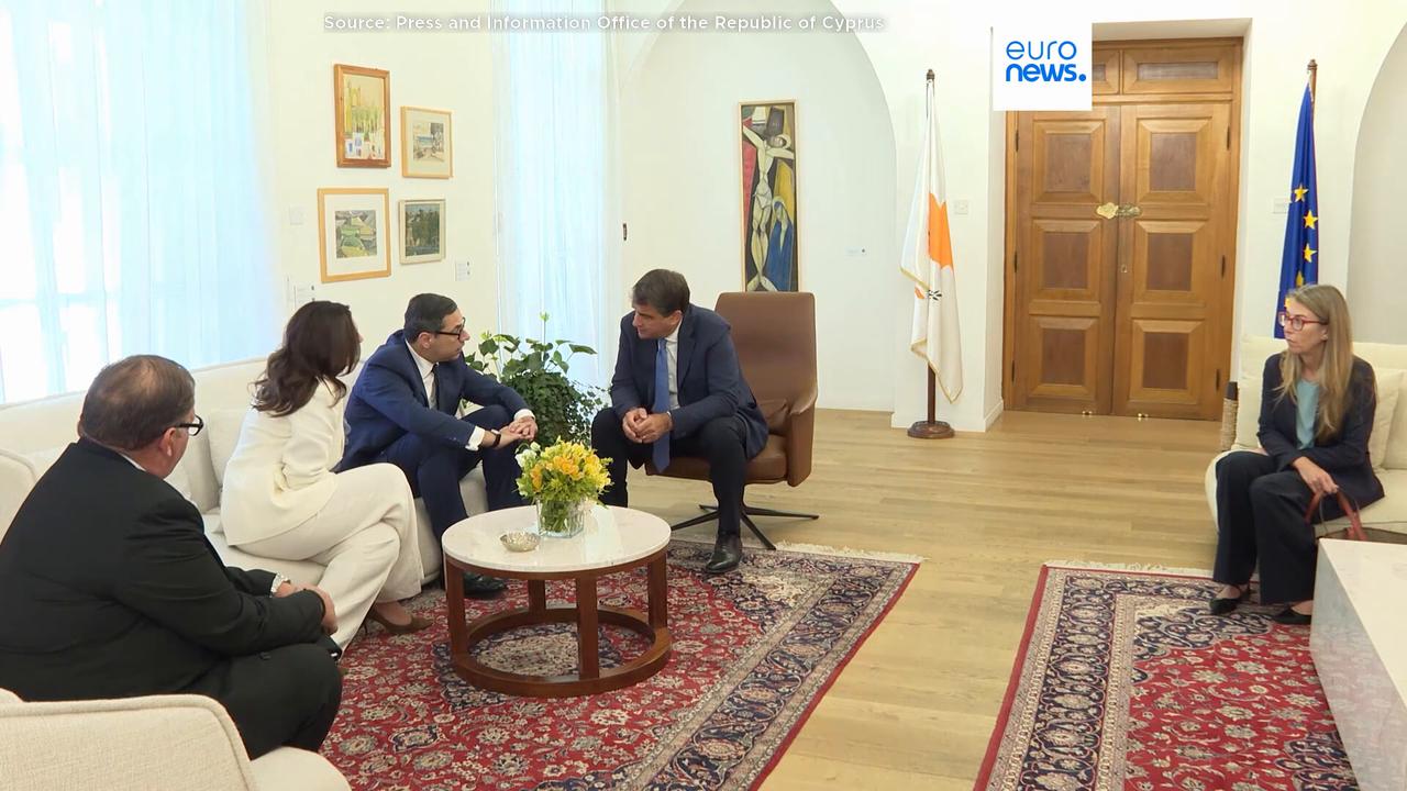 Video thumbnail for Brussels envoy on Cyprus issue says EU seeks a significant role in talks