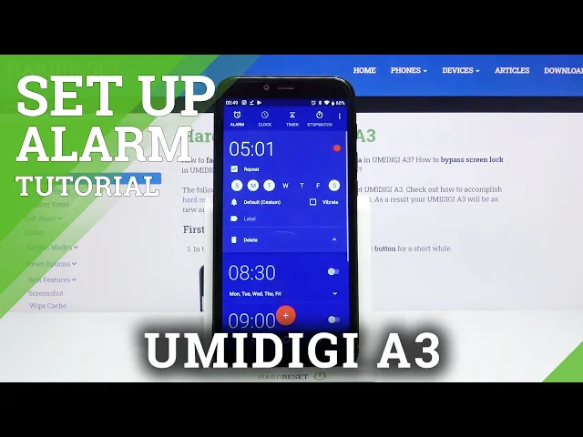 Video thumbnail for How to Personalize Alarm Clock on UMIDIGI A3 – Alarm Clock Settings
