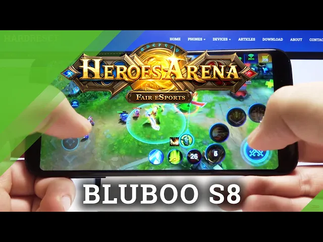 Video thumbnail for How to Play Heroes Arena on Bluboo S8 - MOBA Gameplay
