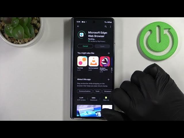 Video thumbnail for How to Install Microsoft Edge in SAMSUNG Galaxy Z Fold 4 – Add Microsoft Browser