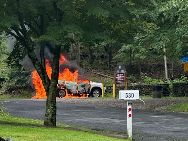 Video thumbnail for Body found inside burnt car in Bridgeport likely a suicide, detective says