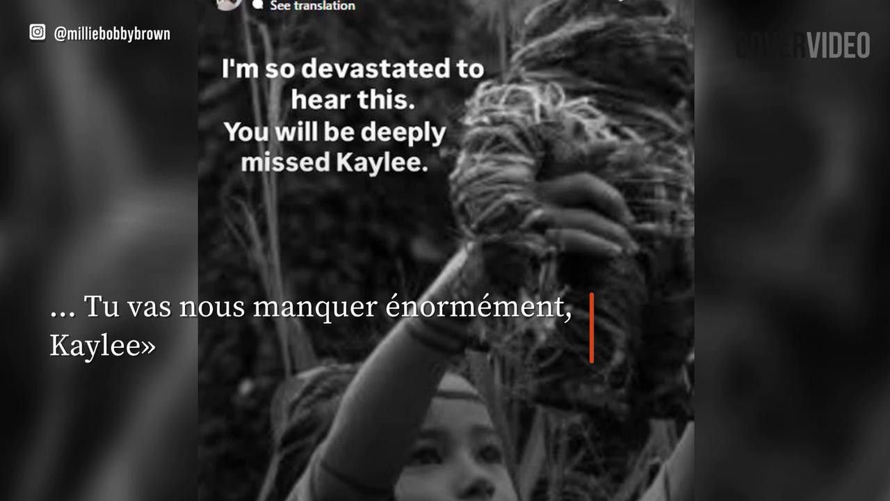 Video thumbnail for Millie Bobby Brown «dévastée» par le décès de Kaylee Hottle à 18 ans.