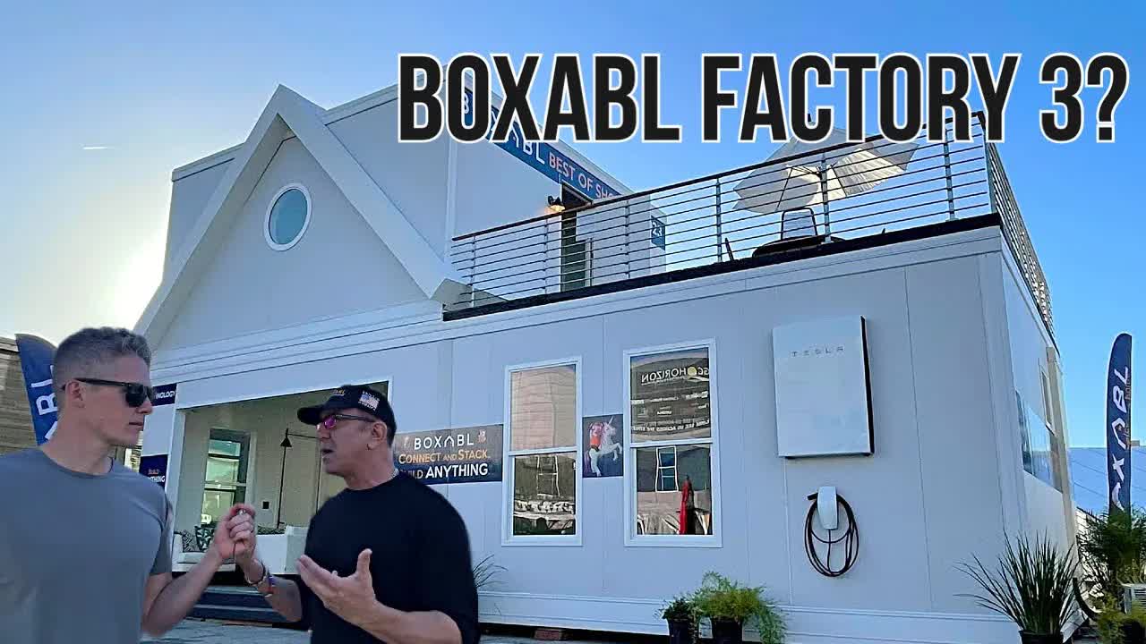 Video thumbnail for Kerry Tarnow: boxabl's new factory & full-size prefab home reveal!