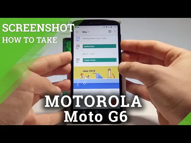Video thumbnail for How to Take Screenshot on MOTOROLA Moto G6 - Capture Screen / Save Screen |HardReset.Info