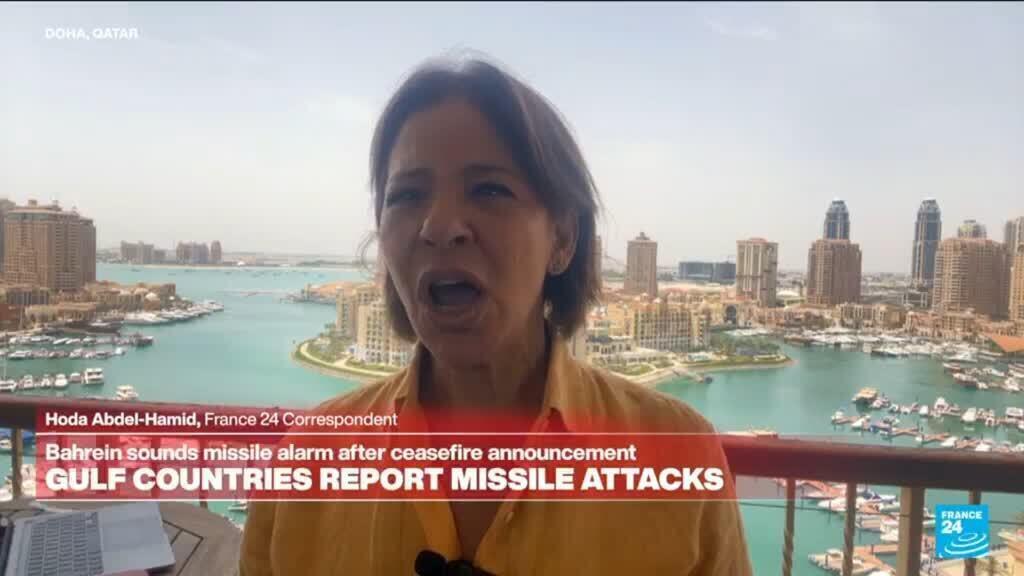 Video thumbnail for Gulf countries report attacks despite Iran ceasefire