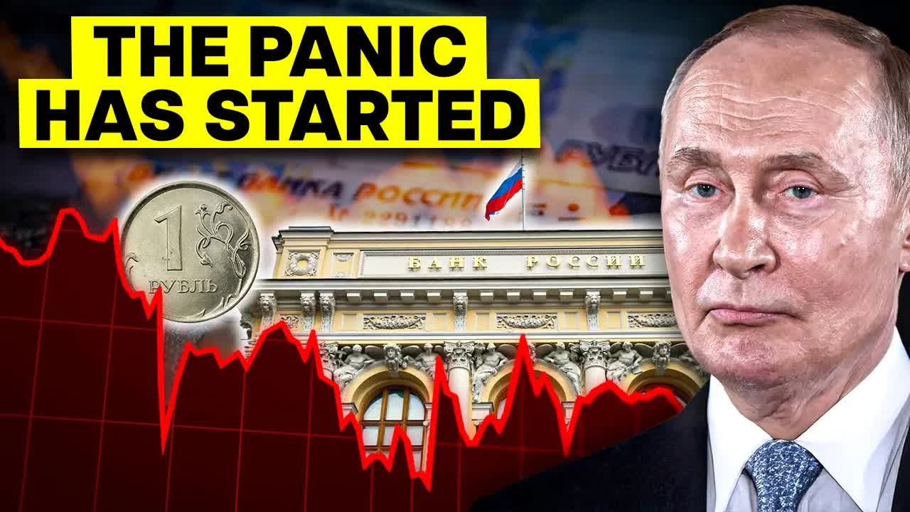 Video thumbnail for Business Basics: russian economy collapse: banks in crisis amid ukraine war